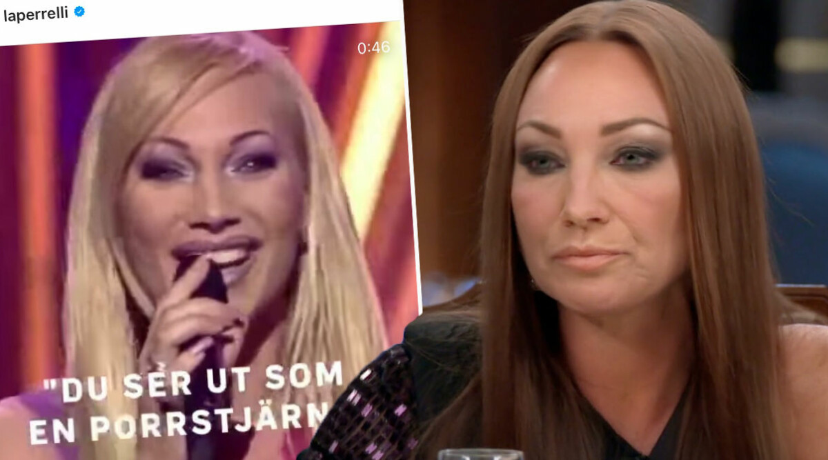 Charlotte Perrelli stöttas av följarna efter hånen om hennes utseende