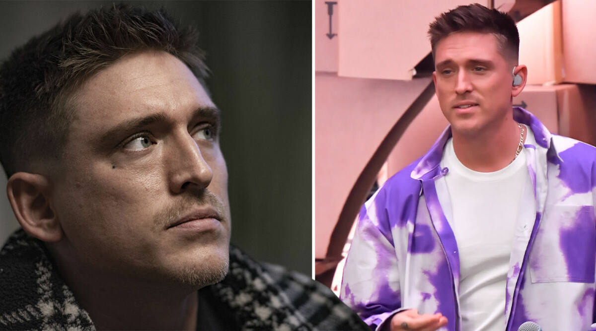 Kritik mot Danny Saucedo efter numret på kartongerna i Melodifestivalen