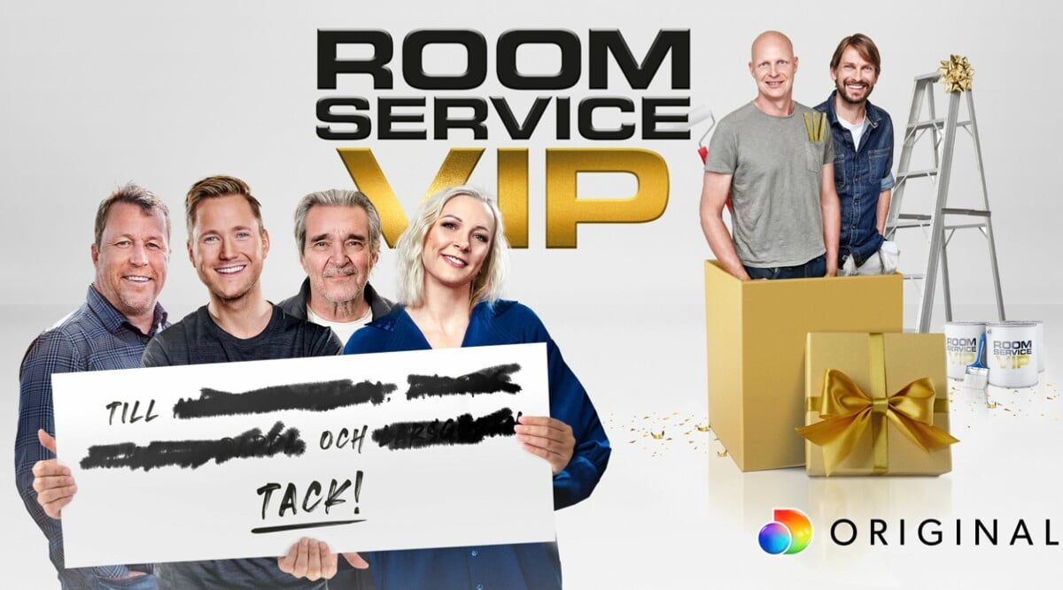 Här är alla kändisar som medverkar i Roomservice VIP på discovery+