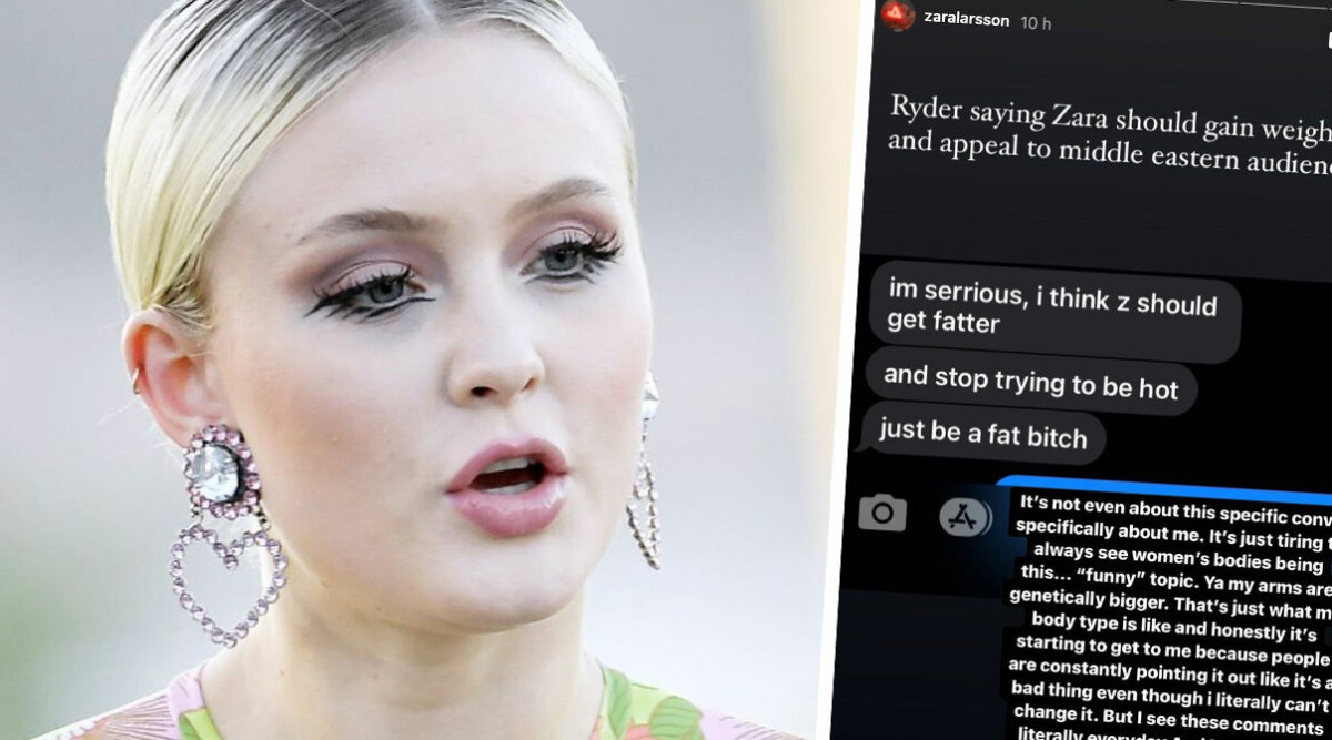 Zara Larsson sparkar anställd efter kommentarer om hennes kropp