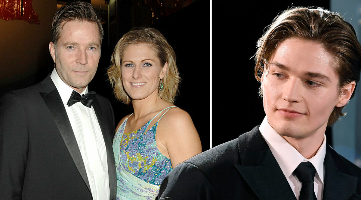 Filip Lamprechts glädje efter piken om pappa Martin Lamprechts ex-fru