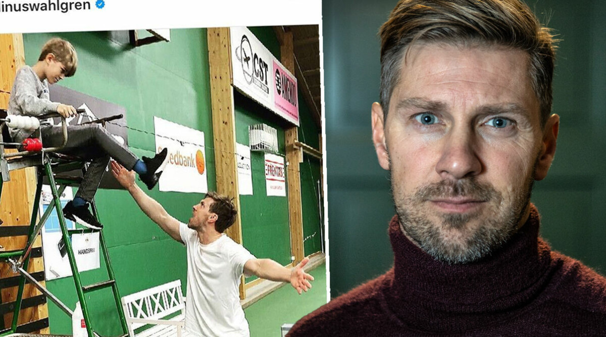 Linus Wahlgrens ovanliga bild på 11-årige sonen Colin