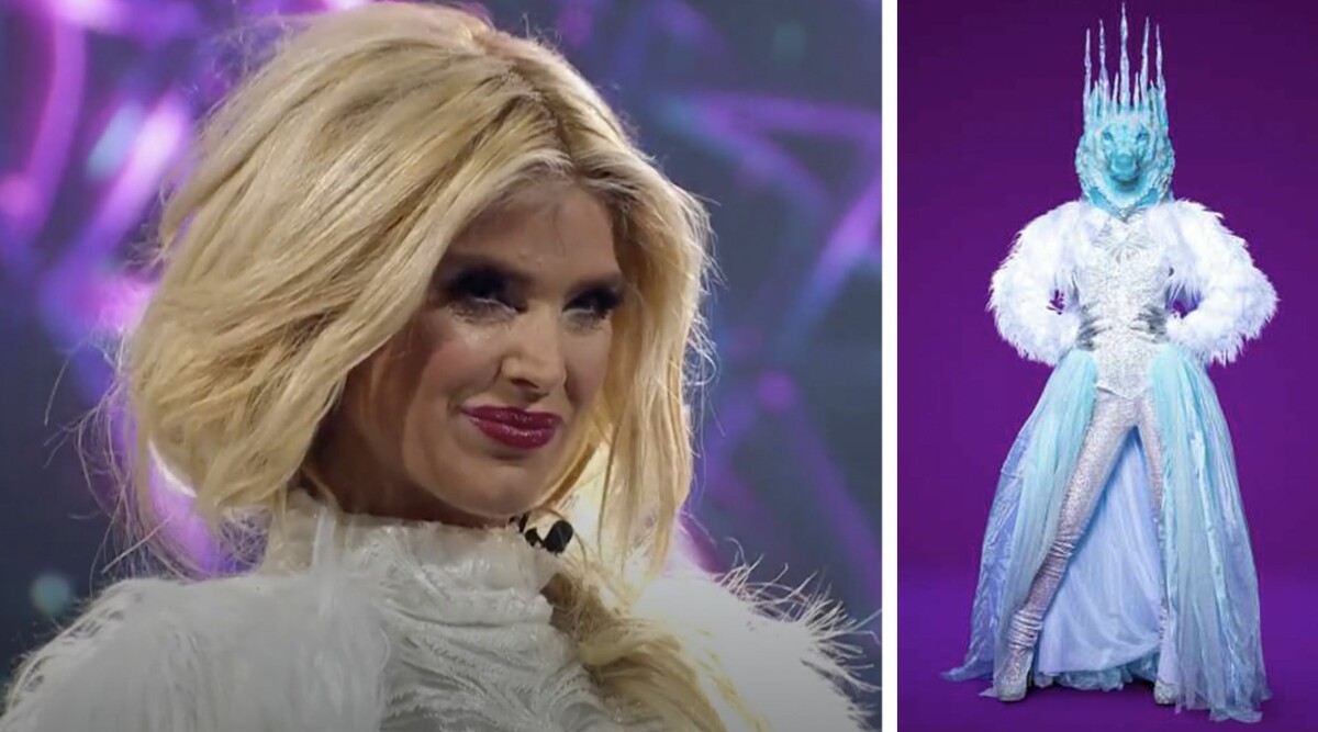 Victoria Silvstedt var bakom Isvargen-masken i Masked singer Sverige 2021