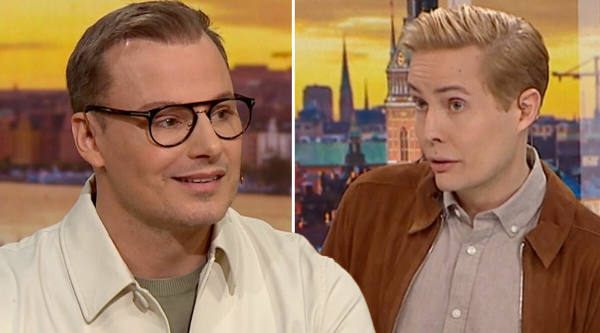 Henrik Alsterdals tabbe i Efter fem – under intervjun med Magnus Carlsson