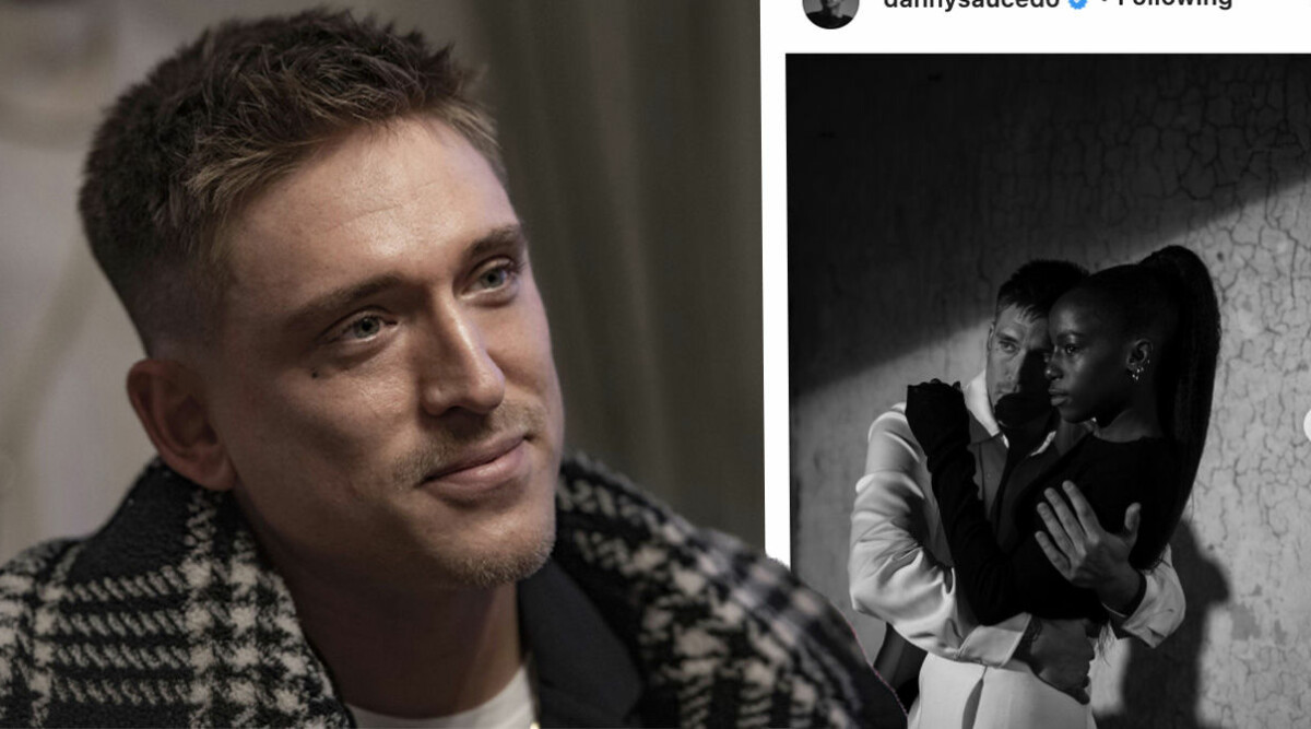 Följarnas frågor efter Danny Saucedos kärleksliv intima bild med Sabina Ddumba