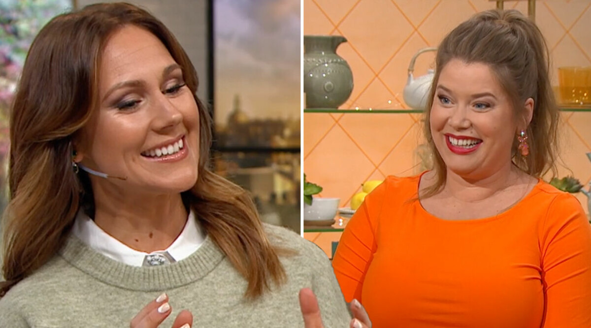 Nyhetsmorgon-profilen är gravid – visar i direktsändning