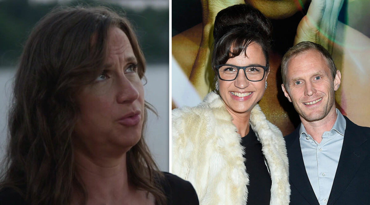 Petra Mede om relationen till dottern Adelines pappa Mattias Günther