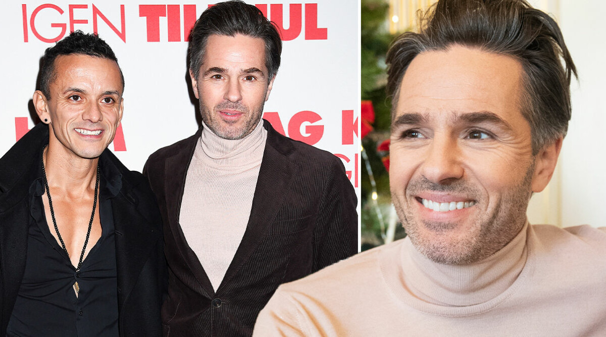 Peter Jöbacks familjelycka med döttrarna och maken Oscar Jöback