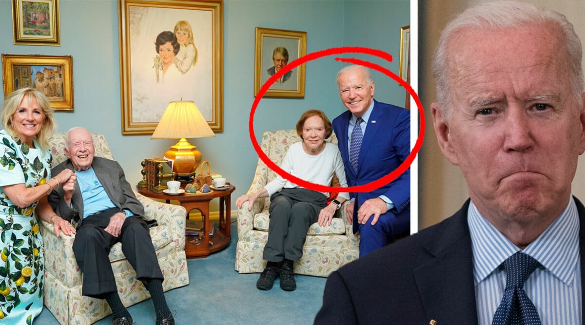 Nya bisarra bilden på Joe Biden och hustrun Jill får världen att undra