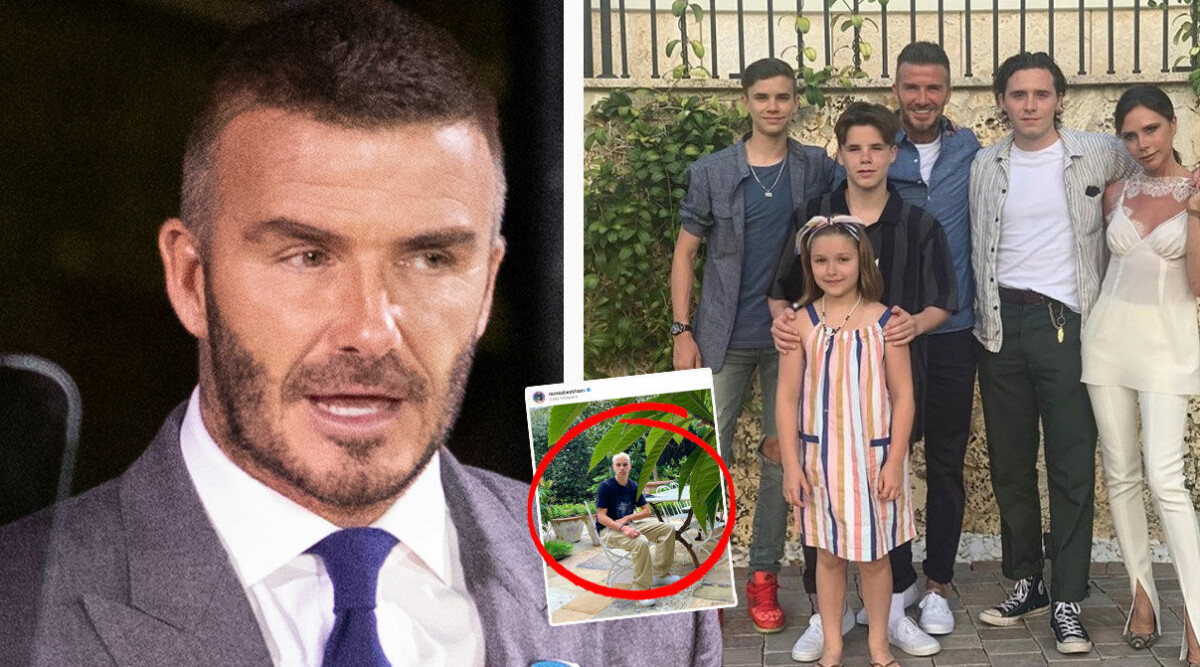 David Beckhams pik till sonen Romeo efter utseendeförändringen