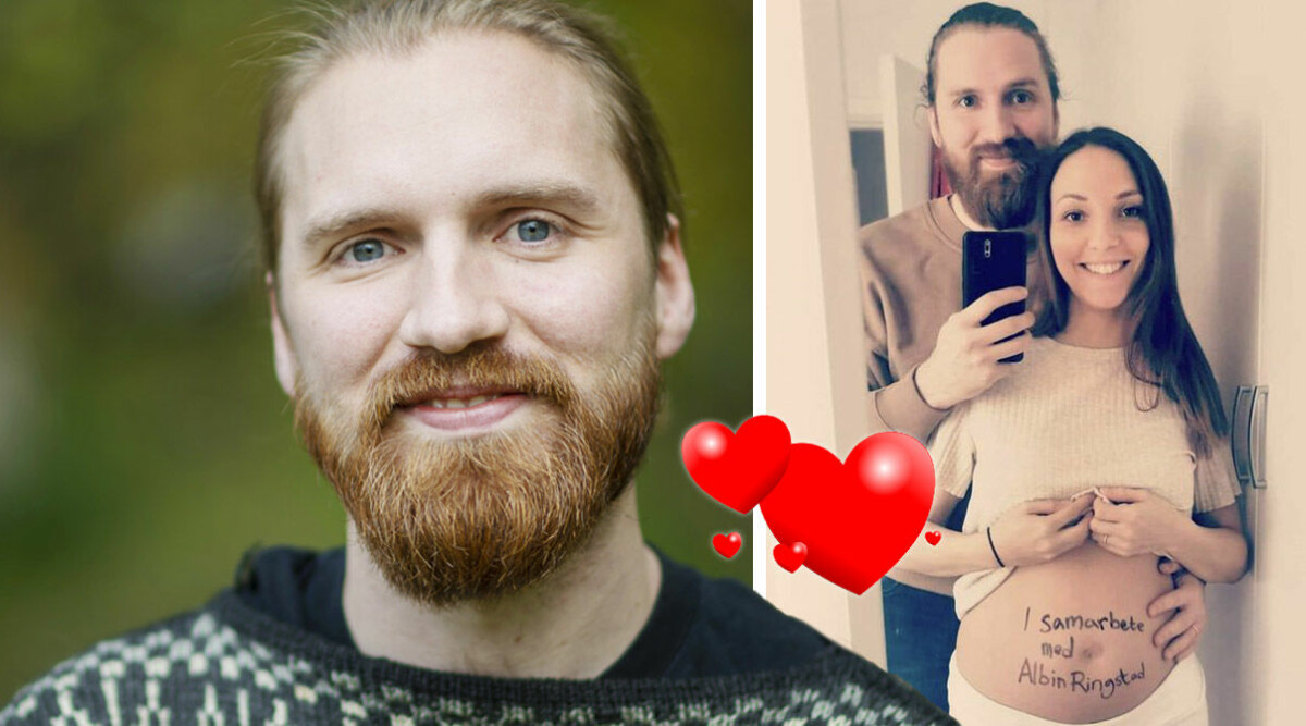 Gift vid första ögonkastet-Albin Ringstads fästmö Lena är gravid