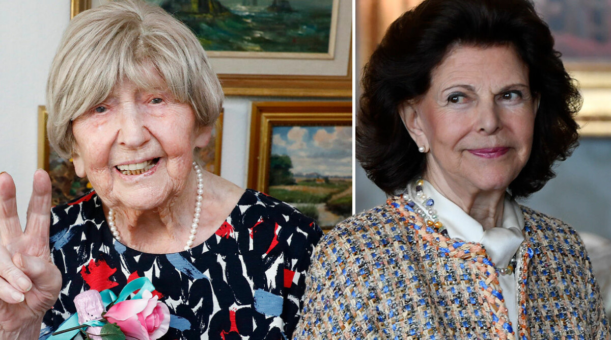 109-åriga Dagny Carlssons okända relation till drottning Silvia