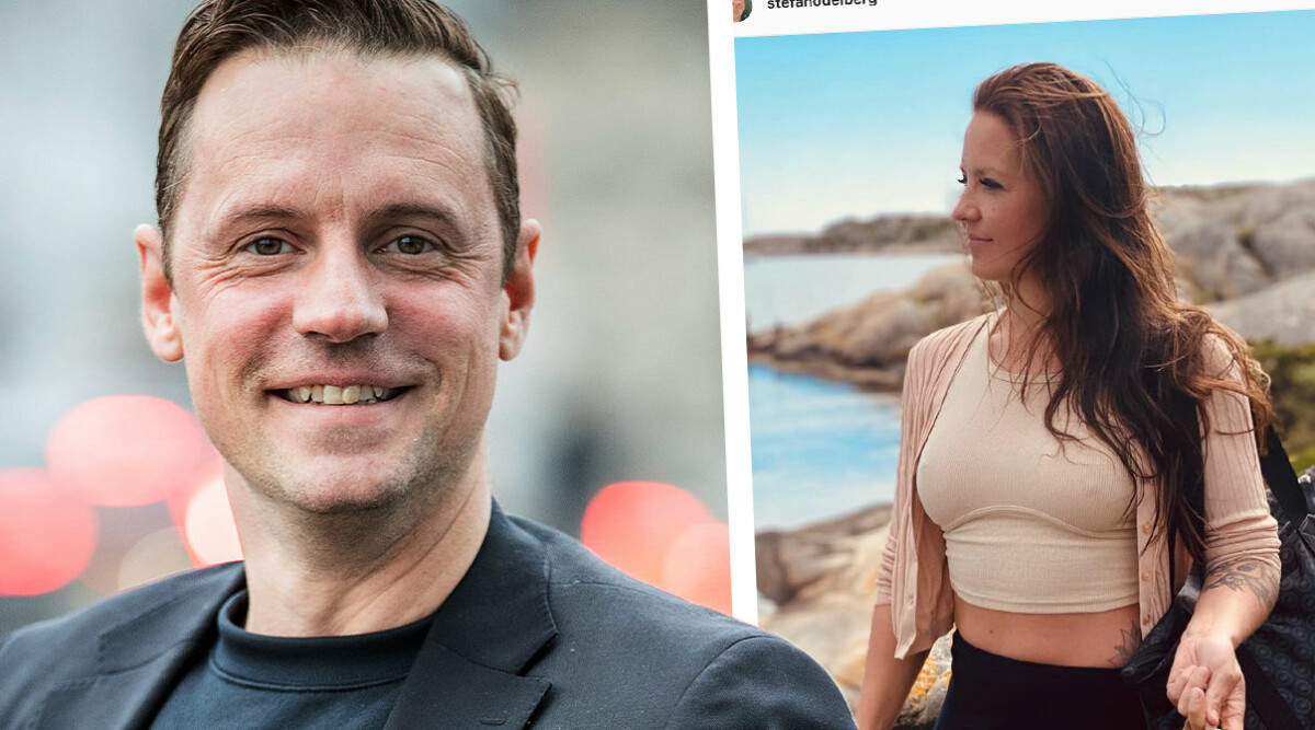 Stefan Odelbergs första bild på flickvännen Petra Johansson