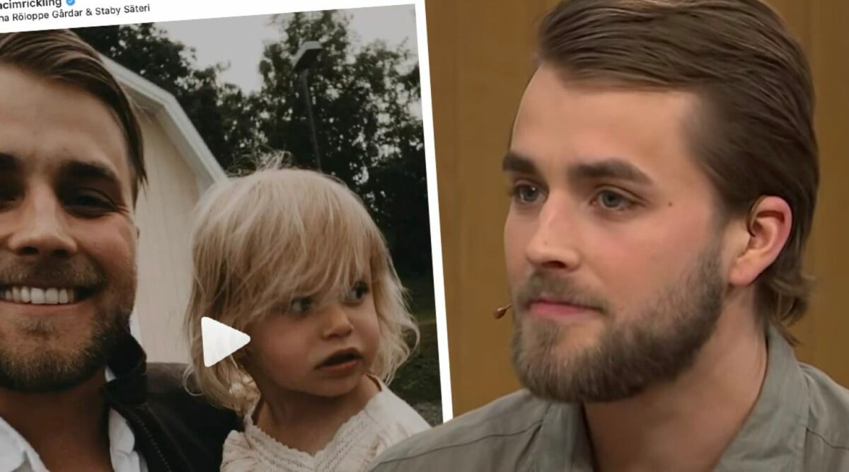 Joacim Ricklings video på 2-åriga dottern Wilda skapar reaktioner