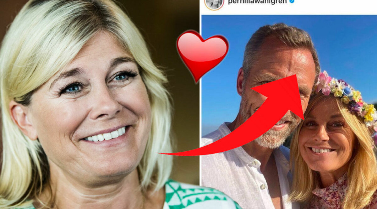 Pernilla Wahlgren visar upp Christian Bauer för första gången