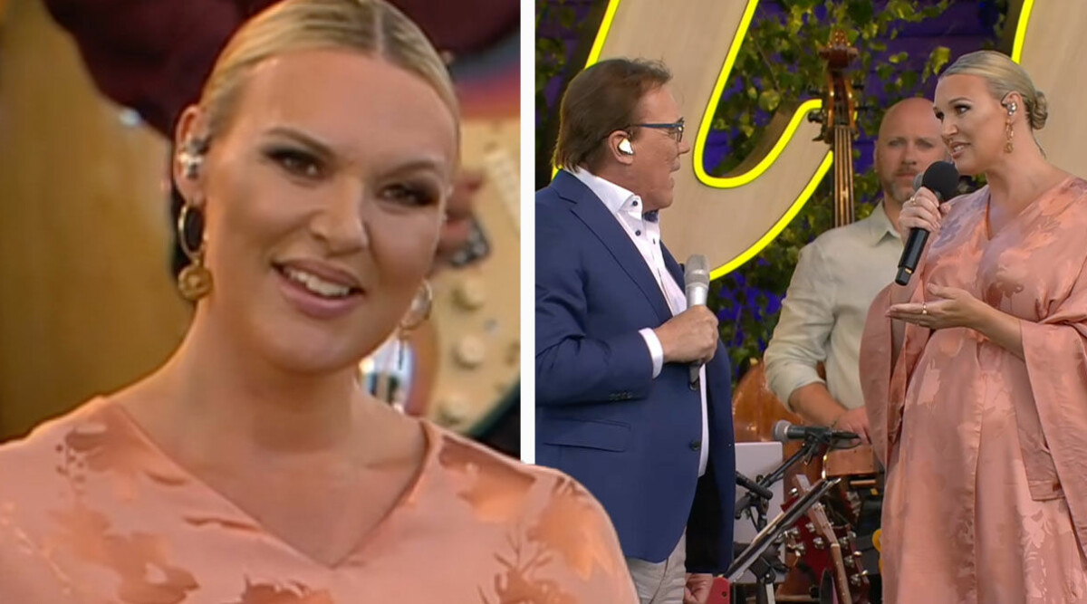 Tittarna i tårar efter Sanna Nielsen och Christer Sjögren i Allsång på Skansen