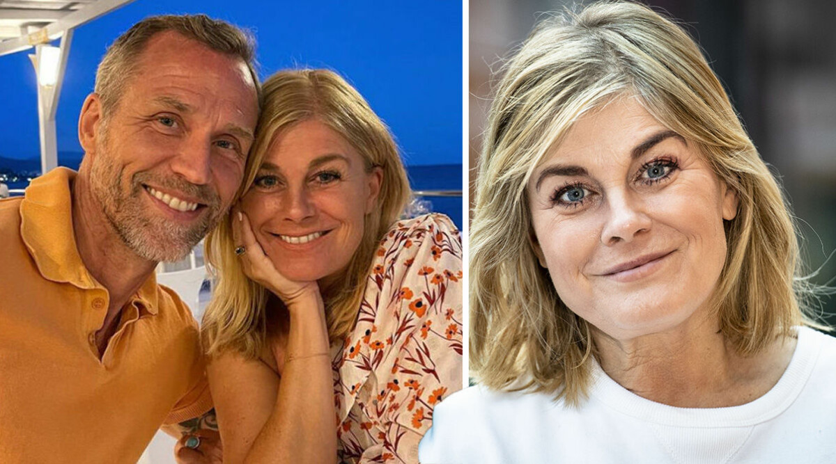 Pernilla Wahlgren om att flytta ihop med Christian Bauer