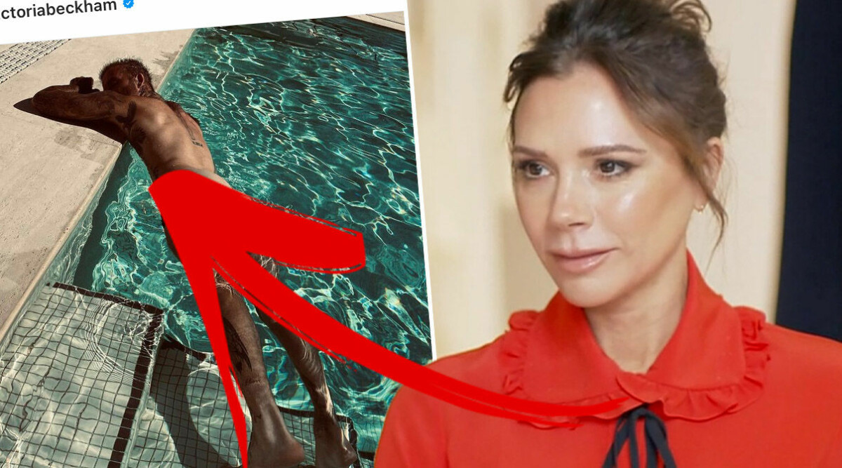 Victoria Beckhams oväntade bild på David Beckham