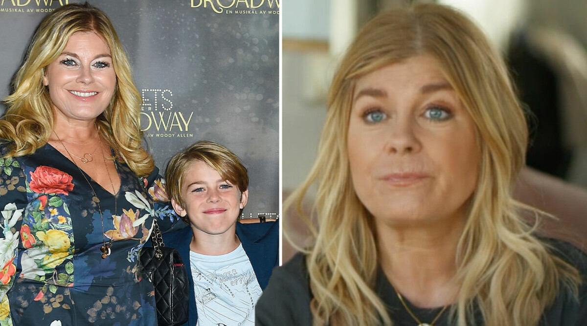 Pernilla Wahlgren stör sig på sonen Theo Wahlgrens beteende hemma