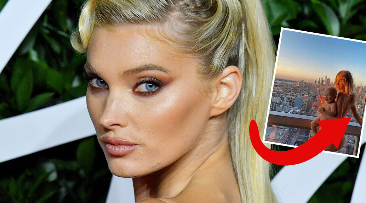 Elsa Hosk försvarar bilden med dottern Tuulikki