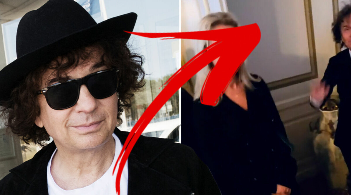 Magnus Uggla syns på bild ihop med frun Lollo Uggla för första gången