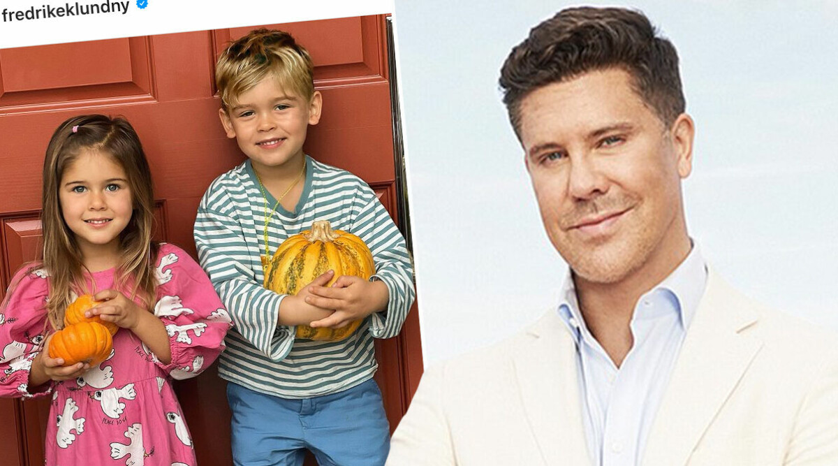 Följarnas upptäckt efter Fredrik Eklunds nya bild med barnen Milla och Freddy