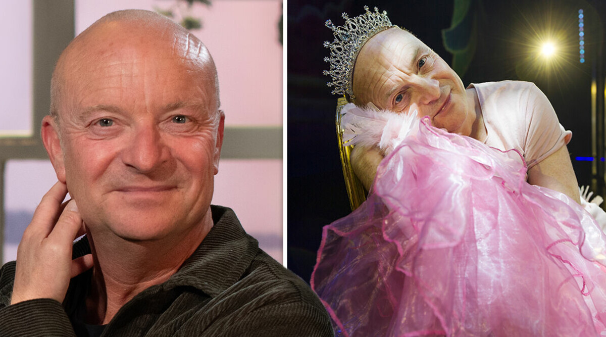 Jonas Gardells glädje över parets bebislycka efter showen i Växjö