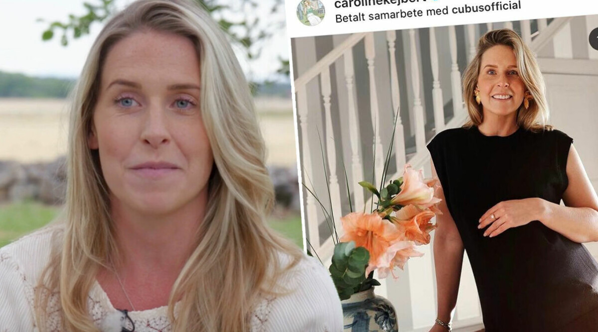 Därför tror följarna att gravida Caroline Kejbert ska föda en flicka