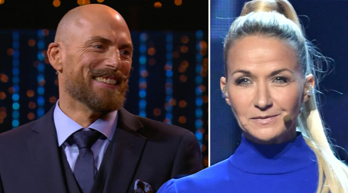 Kristin Kaspersens flörtiga kommentar under Svenska hjältar-galan