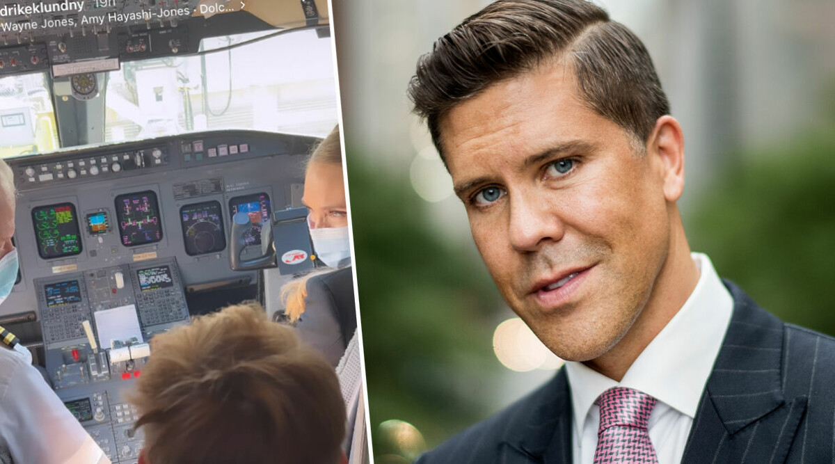 Fredrik Eklunds lyxsemester med tvillingarna – se bilderna här