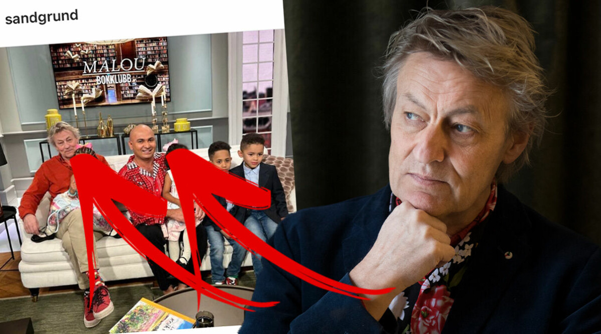 Lars Lerin visar upp tvillingarna Iris och Gerd för första gången