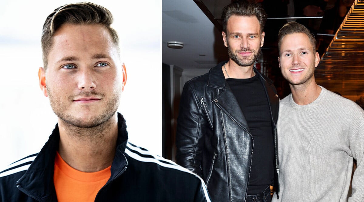 Viktor Frisks nya barnbesked med pojkvännen Andreas – nu avslöjar han