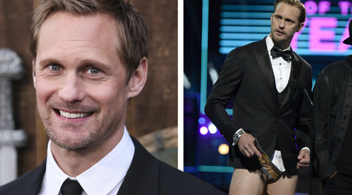 Alexander Skarsgård avslöjar: ”Därför gick jag på gala utan byxor”