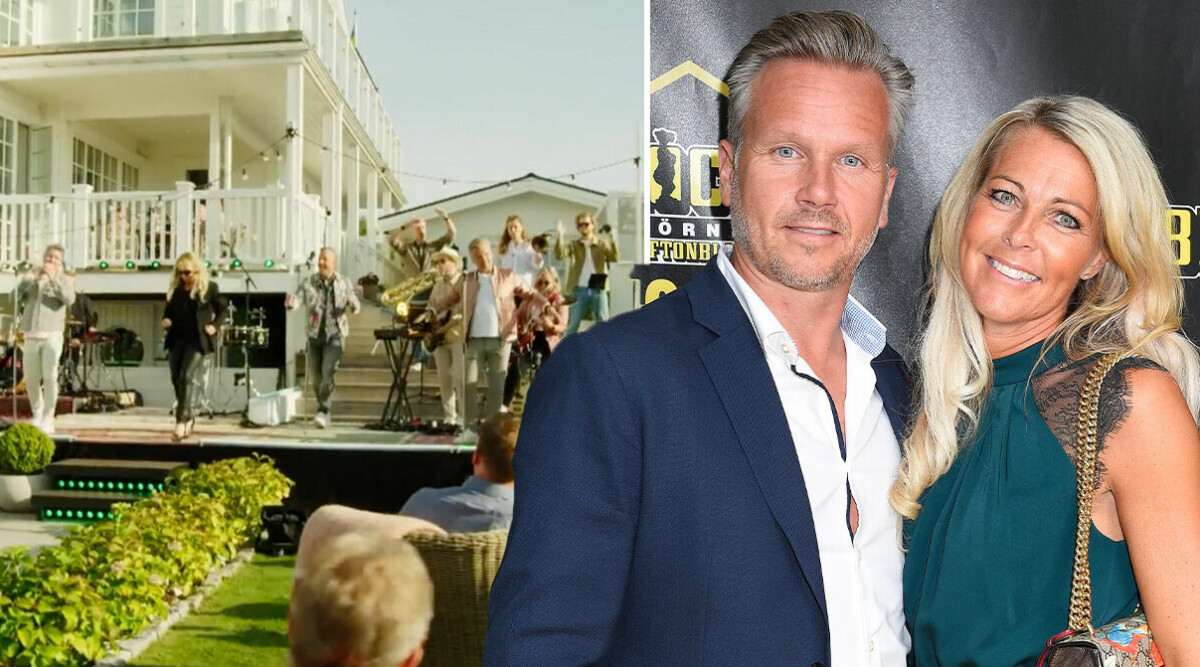 Så var stämningen mellan Casper och Helena på Lassemans altan