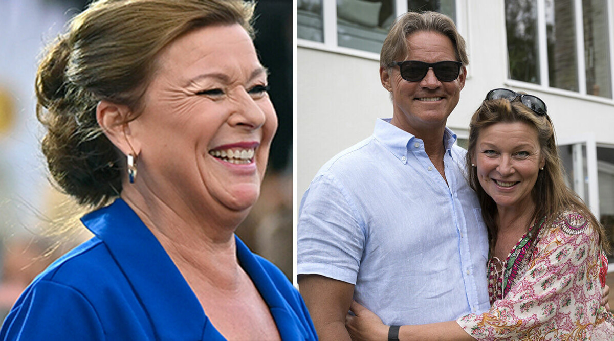 Lotta Engberg visar upp lyckan med doktor Mikael – privata bilderna avslöjar