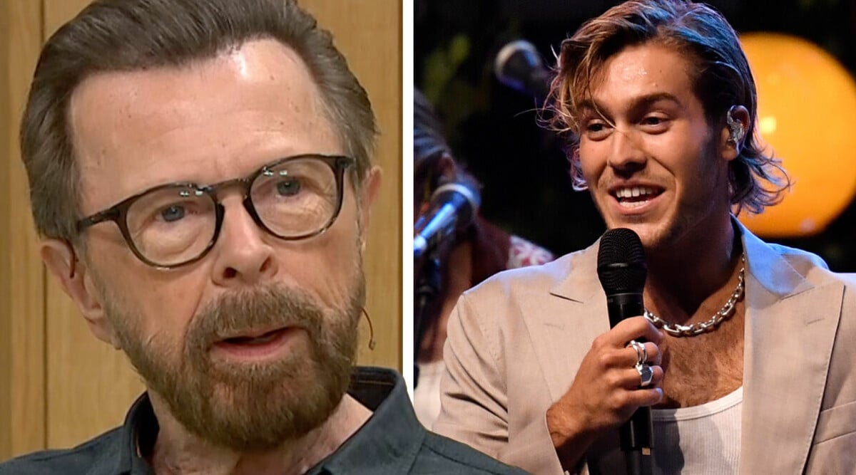 Björn Ulvaeus superhyllar Benjamin Ingrosso - orden i direktsändning