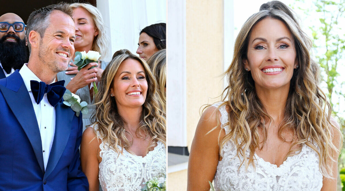 Jessica Wahlgrens svar efter följarnas kritik mot utseendet på bröllopet