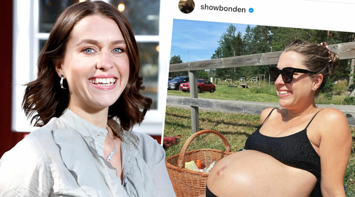 Bonde-Susanna Karlsson om graviditeten – bilden får följarna att jubla