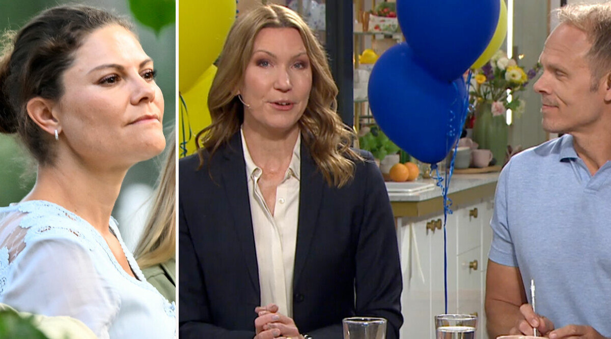 Kaoset på kronprinsessan Victorias födelsedag – missen i direktsändning