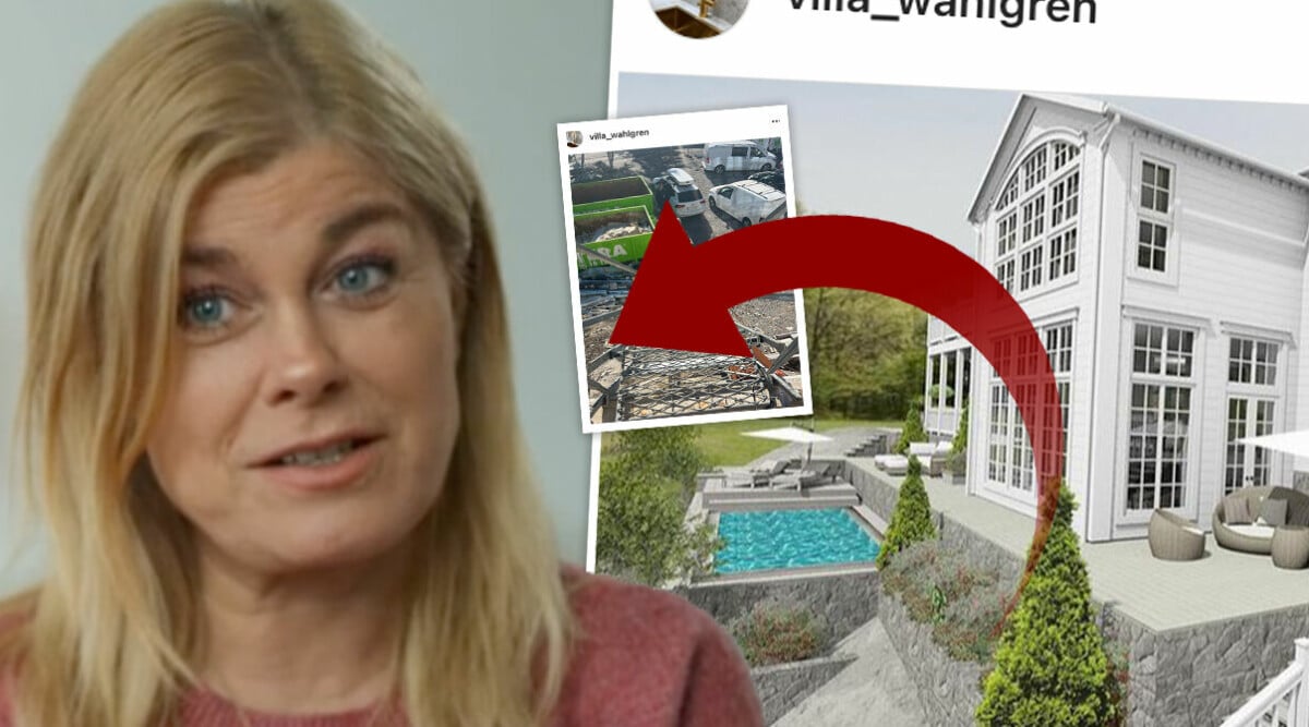 Följarna i chock efter bilden på Pernilla Wahlgrens enorma hus