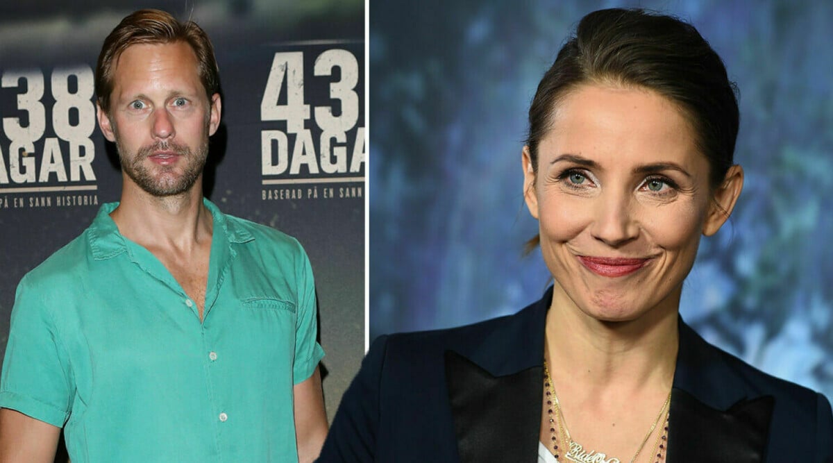 Första bilden på Alexander Skarsgård och Tuva Novotny tillsammans