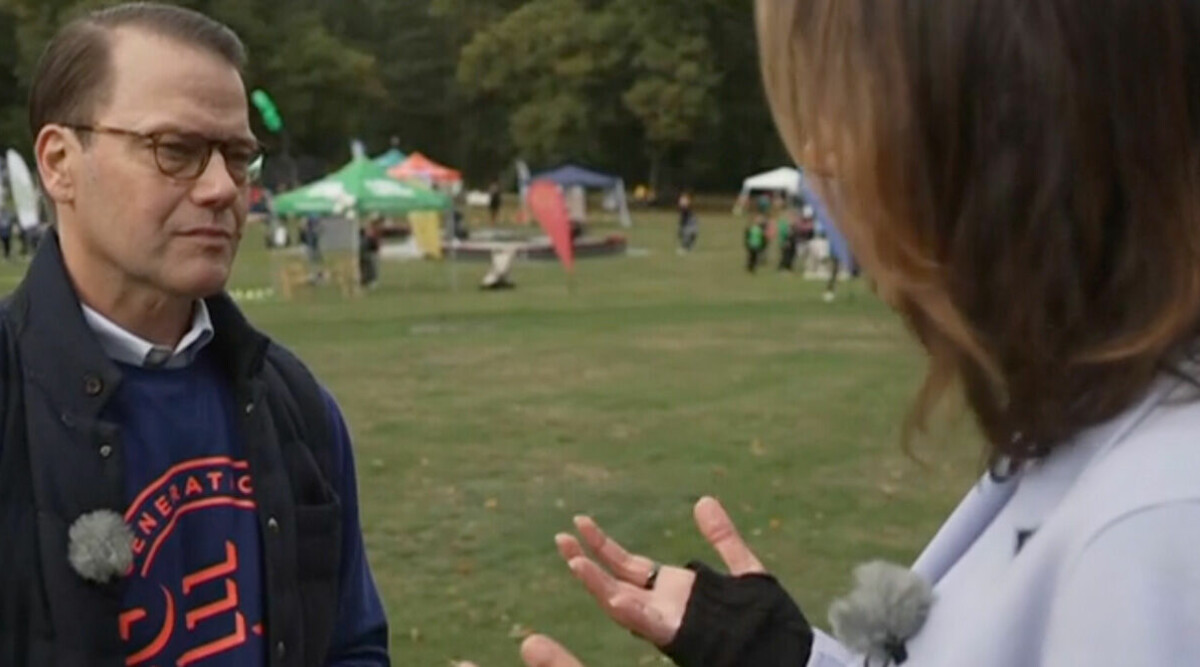 Prins Daniels chock i direktsändning – efter Rania Shemoun Olssons fråga