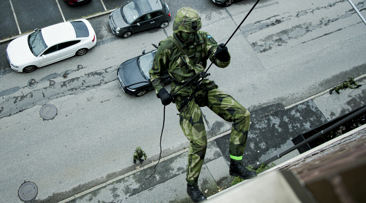 Operation Stockholm – militärerna övar på stadens gator