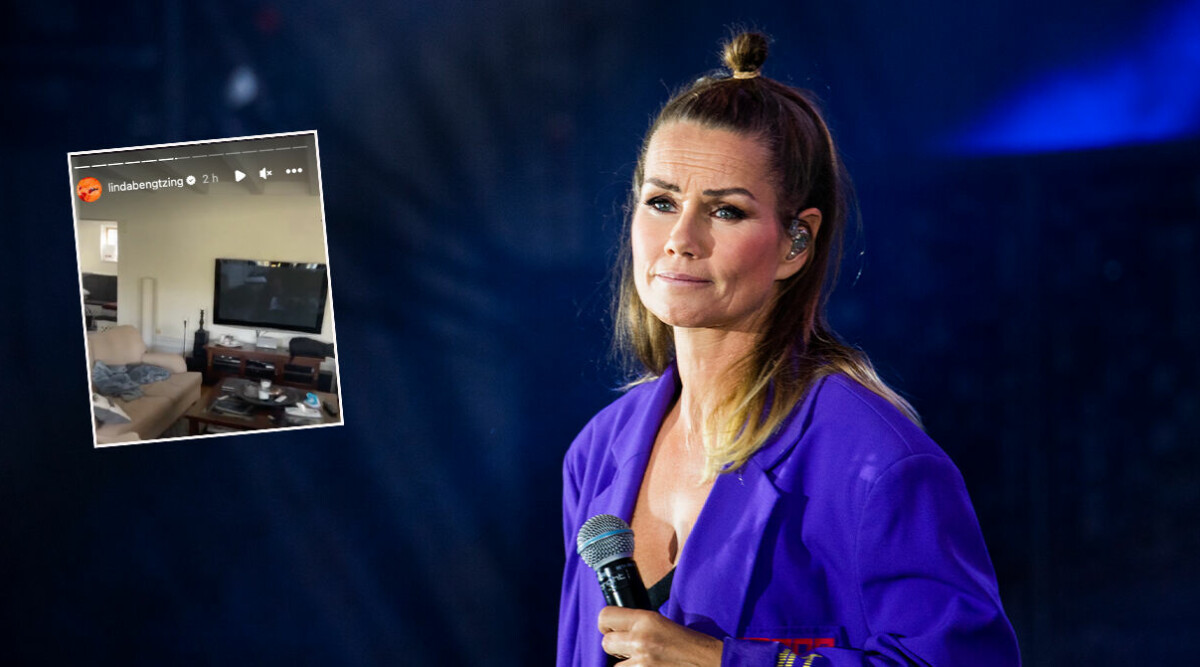 Linda Bengtzing visar upp bilder inifrån hennes hus: ”Kallt och gult”