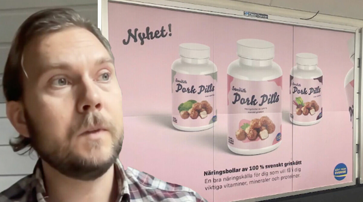 Reklamkampanjen ”Swedish Pork Pills” rör upp känslor