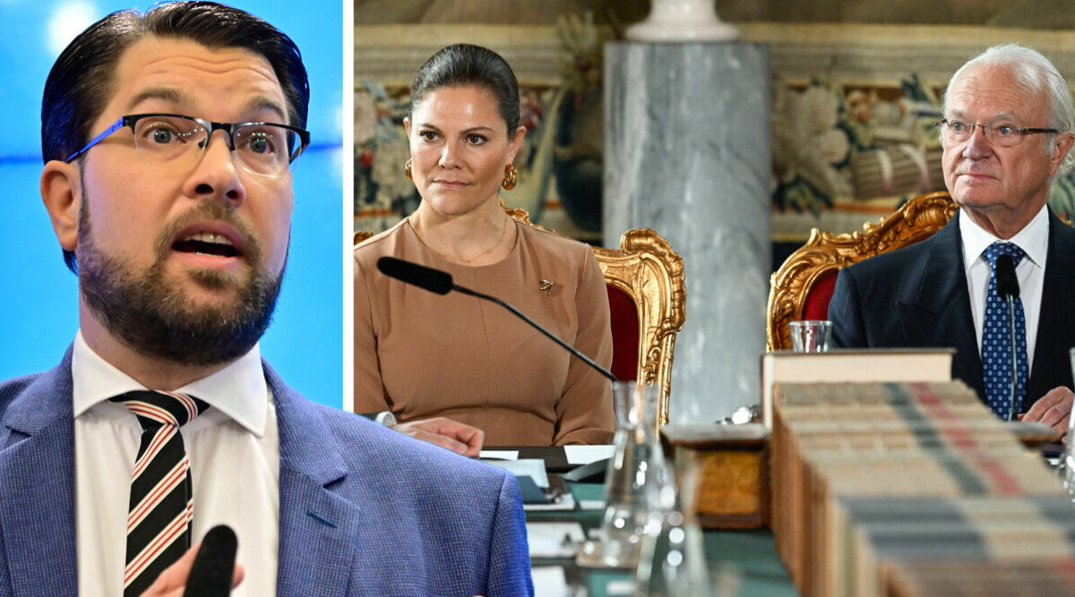 Jimmie Åkesson portas från Nobelfesten