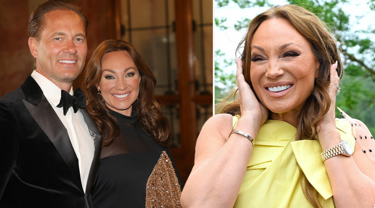 Bilderna inifrån Charlotte Perrelli och Anders Jensens lyxiga fjällvilla