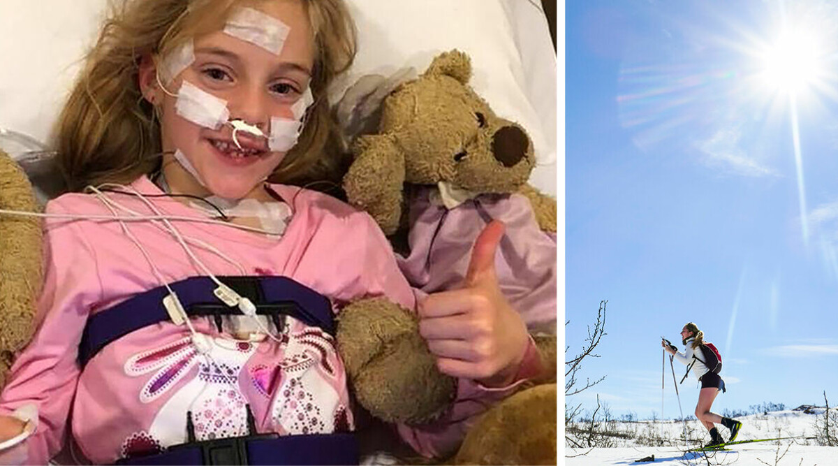 11-åriga Sophie är allergisk mot solen – behandlas med fototerapi