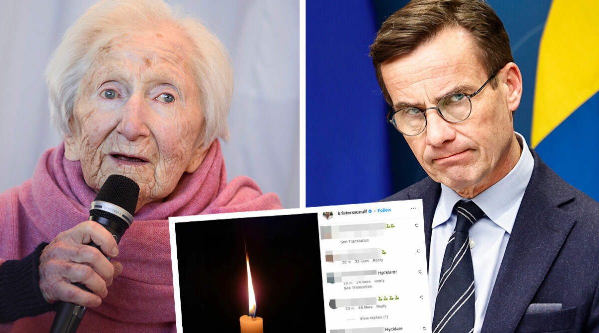 Kritikstorm mot Ulf Kristersson efter uttalandet om Hédi Frieds död