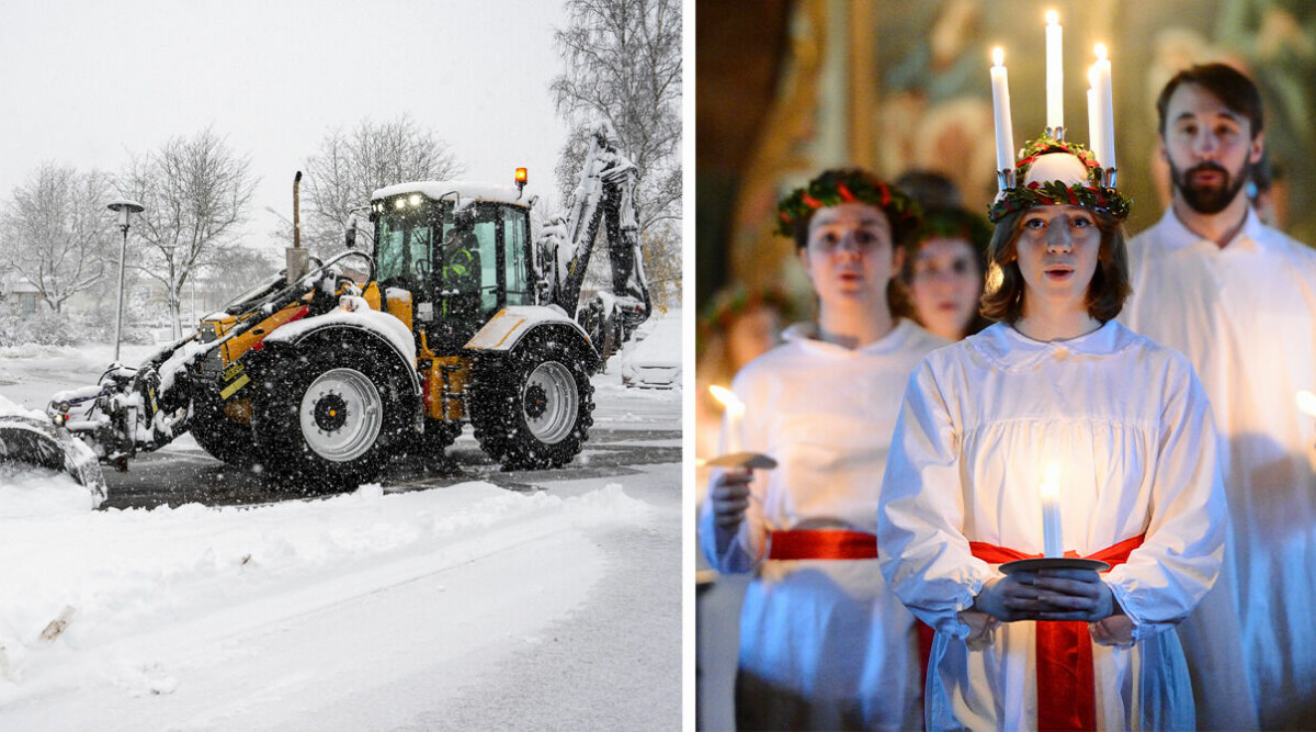 Oron inför lucia – vädervarningen: ”Tisdagen blir besvärlig”